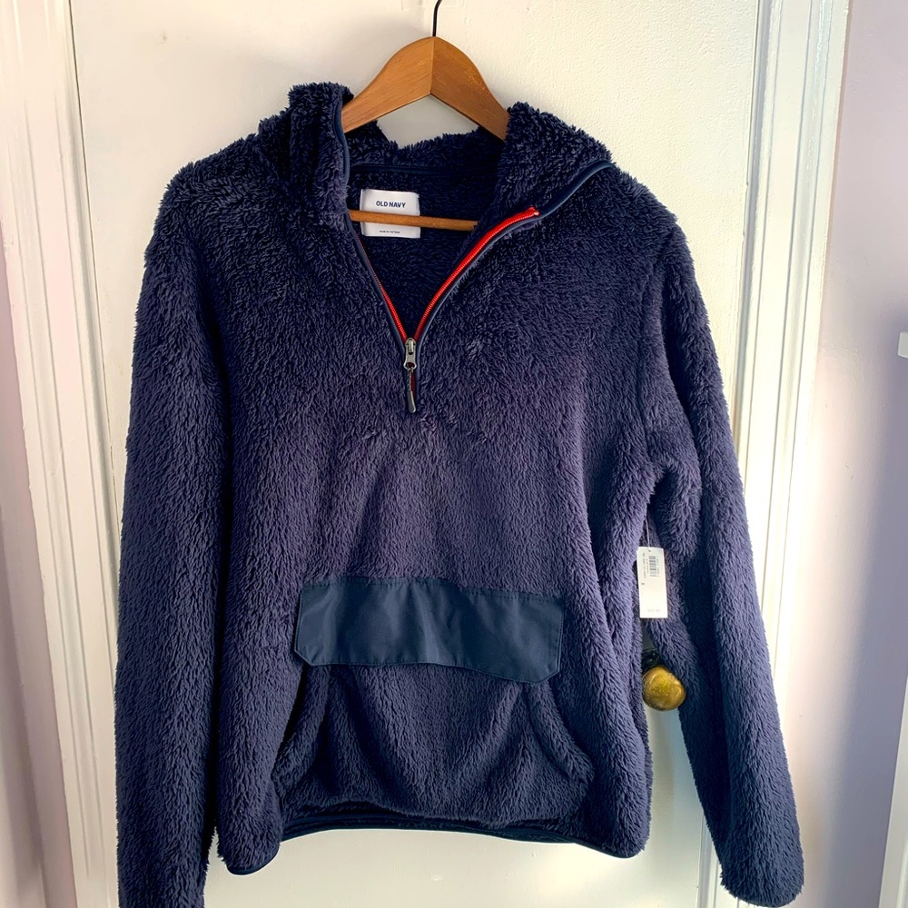 old navy fuzzy jacket